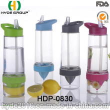 750ml Plastic Tritan Fruit Infusion Water Bottle, BPA Free Plastic Water Bottle (HDP-0830)